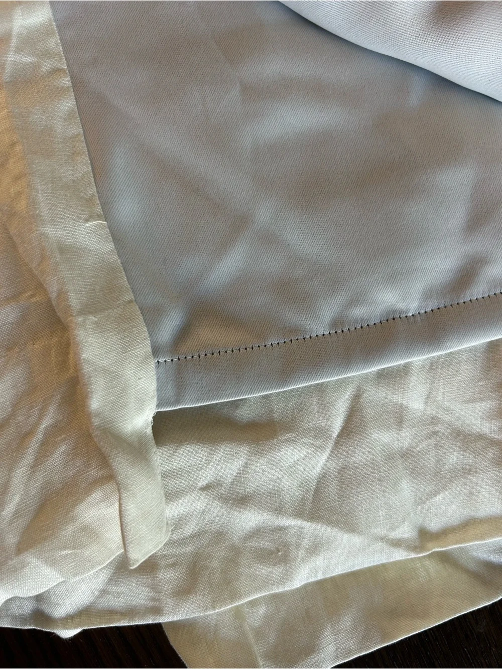 Quince! European Linen Blackout Curtain Panel - Ivory Brand new, never used